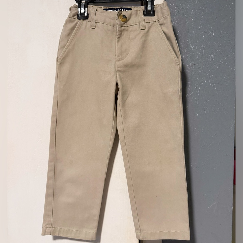 French Toast Kids Tan Straight Fit Pants